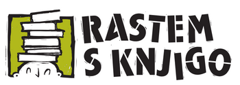 Logotip Rastem s knjigo