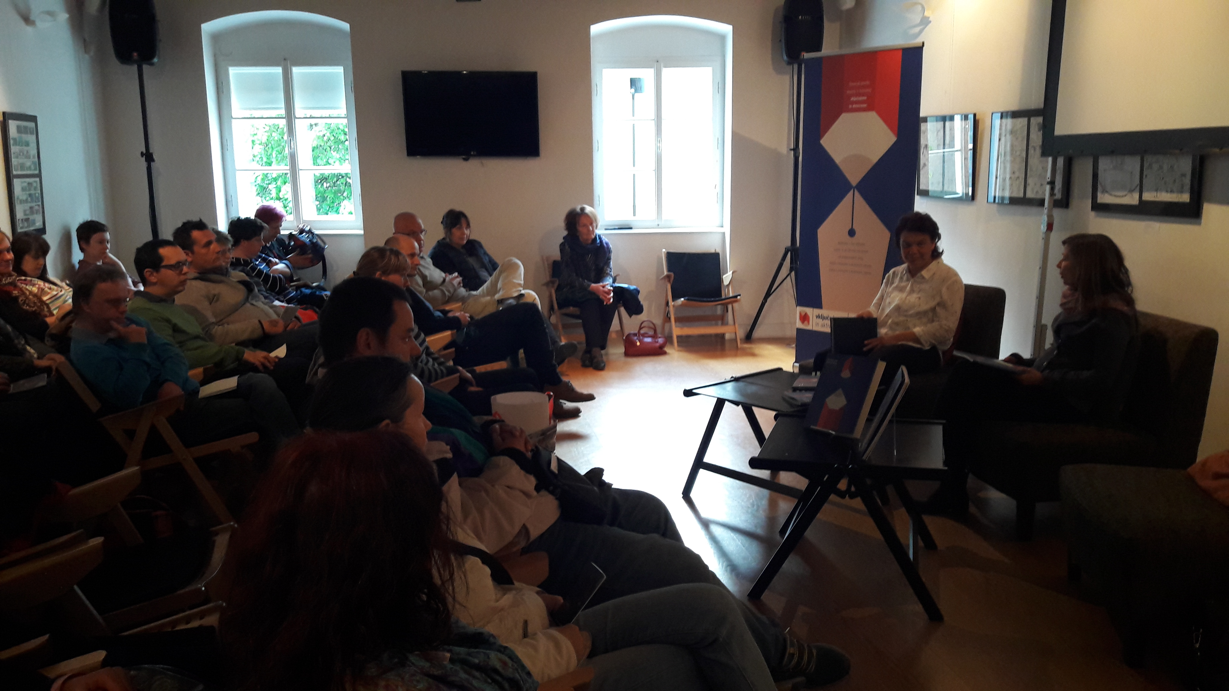 Literarno branje ViA na Slovenskih dnevih knjige Literarno branje ViA na Slovenskih dnevih knjige