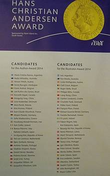 Seznam kandidatov za Andersenovo nagrado 2014 Seznam kandidatov za Andersenovo nagrado 2014