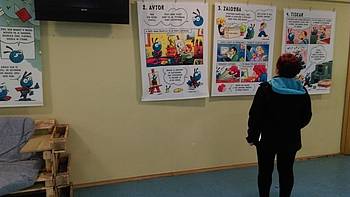 Razstava Pot knjige v OŠ Zadobrova Razstava Pot knjige v OŠ Zadobrova