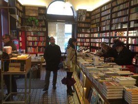 A visit to the Jeller bookstore in Vienna. Photo: Renata Zamida