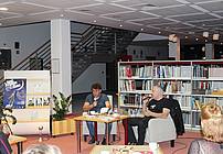 Udeleženci projekta ViA iz ZPKZ MB na Noči knjige v Murski Soboti