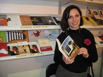 Dela slovenskih avtorjev na stojnici na knjižnem sejmu v Bruslju 2012
