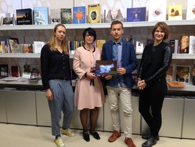 Representatives of the Slovenian Book Agency and Her Excellency, the Ambassador of the Republic of Slovenia in Germany, have officially applied for the title of Guest of Honour at the Frankfurt Book Fair on behalf of Slovenia.