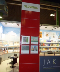 Slovenska stojnica na knjižnem sejmu v Bologni 2013