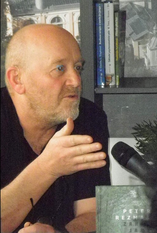 Peter Rezman na knjižnem sejmu v Pragi 2014 Peter Rezman na knjižnem sejmu v Pragi 2014